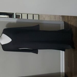 Shein plus trumpet sleeve dress with spiderweb cape in sz 12 (0XL)